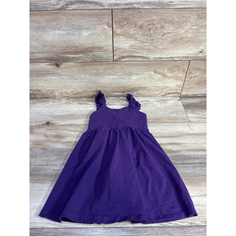 Sleeveless Ruffle Dress Purple sz 2-3T Purple 2T