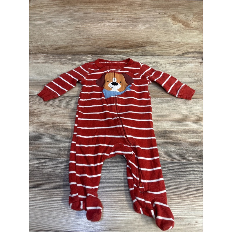 Carter’s Striped Sleeper sz 3m Red 3m