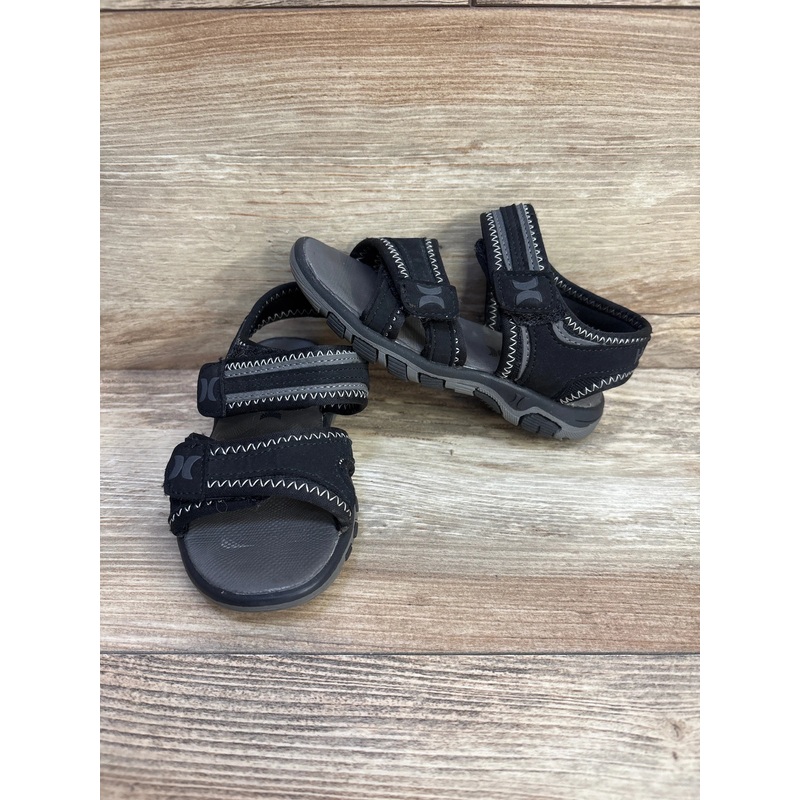 Hurley Loni-T Water Sandals Black sz 9c