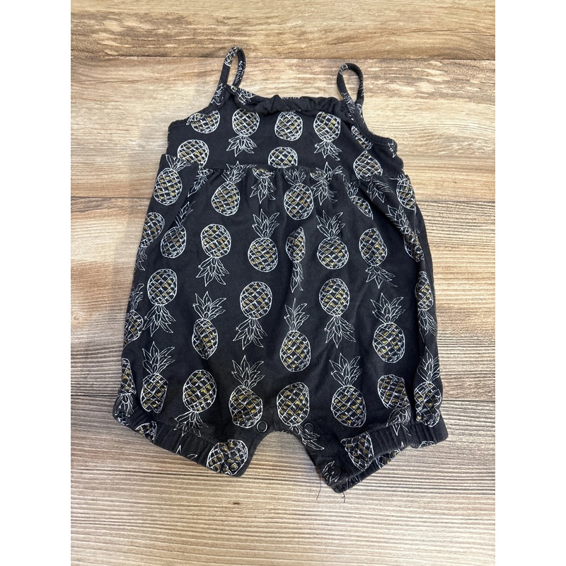 Just One You Pineapple Print Romper Black sz 18m Black 18m