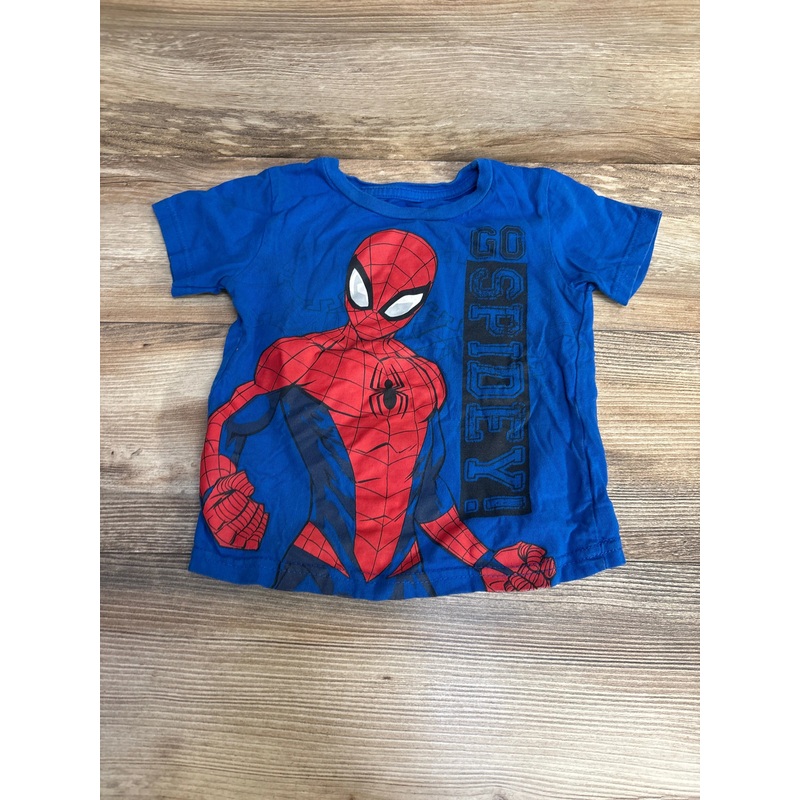 Marvel Spiderman Shirt Blue sz 4T Blue 4T