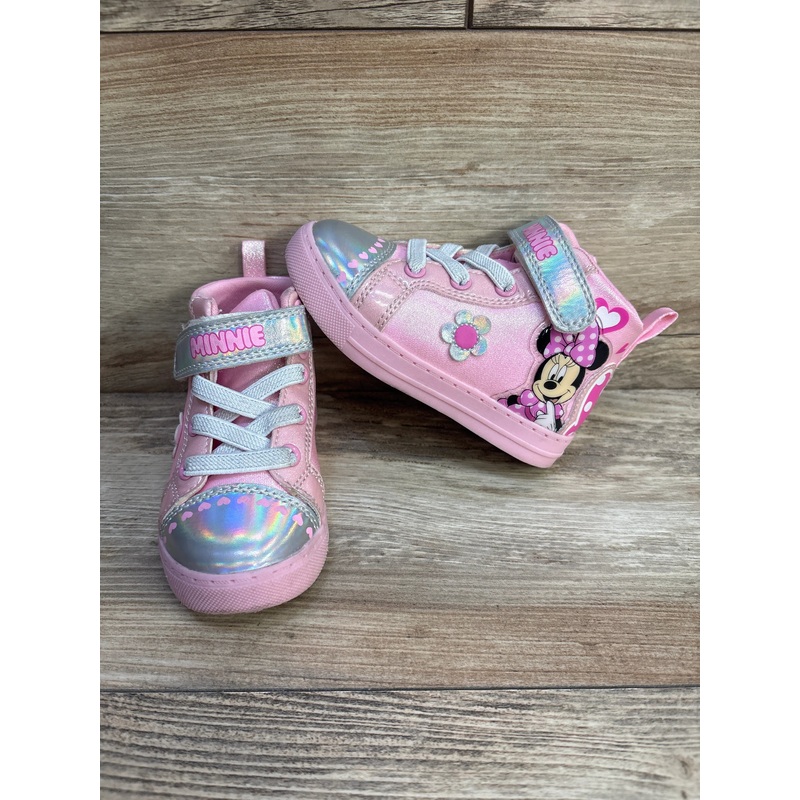 Minnie Mouse High Top Sneakers Pink sz 7c