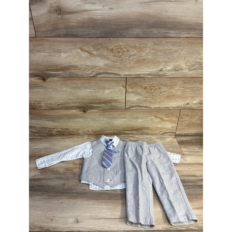 Nautica 4pc Vest Set White sz 18m White 18m