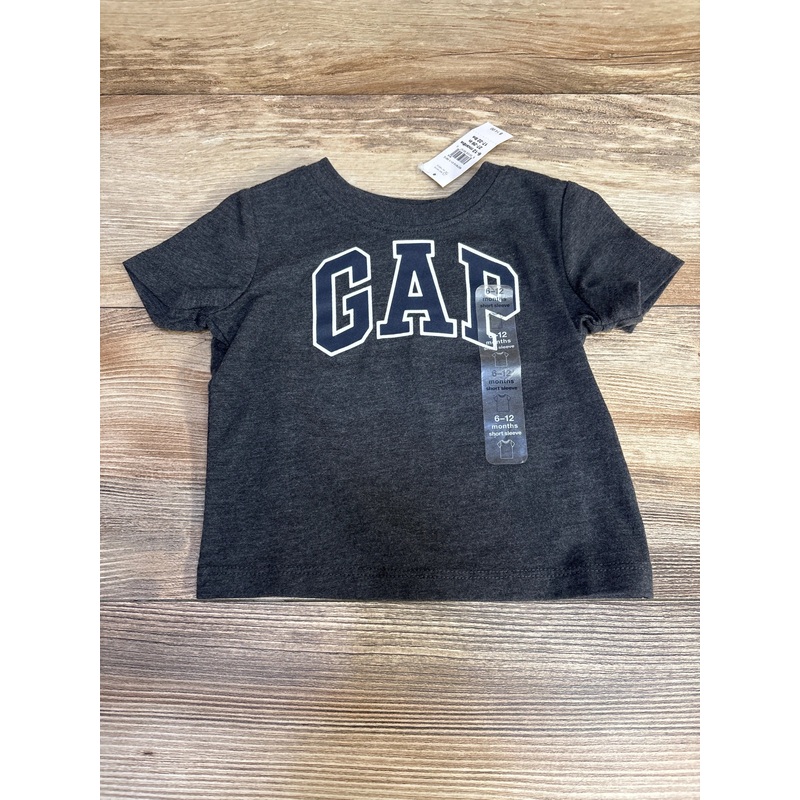 NEW Baby Gap Logo T-Shirt Grey sz 6-12m Grey 6m