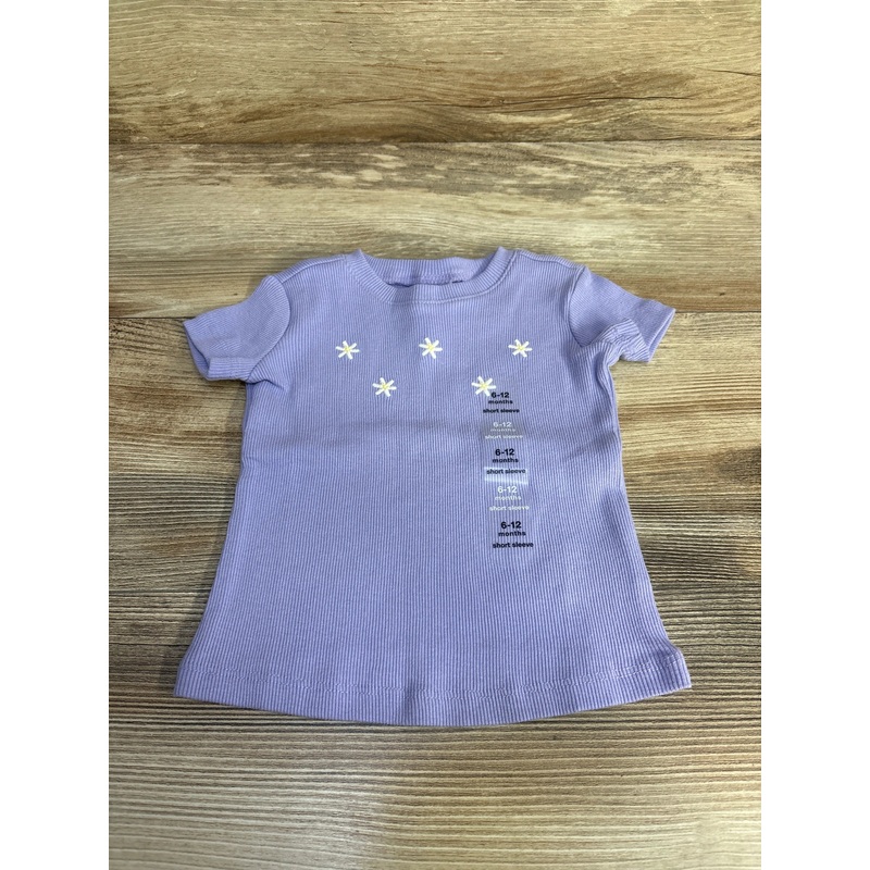 NEW Baby Gap Ribbed T-Shirt Purple sz 6-12m Purple 6m