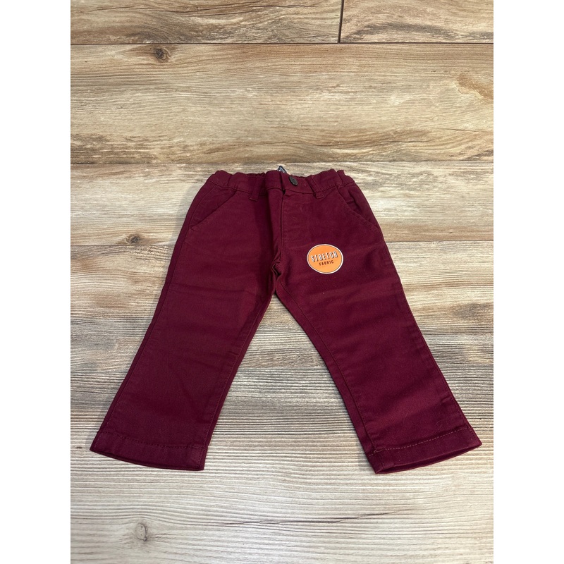 NEW Children’s Place Chino Pants Burgundy sz 12-18m Burgundy 12m