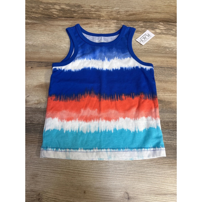 NEW Children’s Place Tie-Dye Tank Top Blue sz 4T Blue 4T