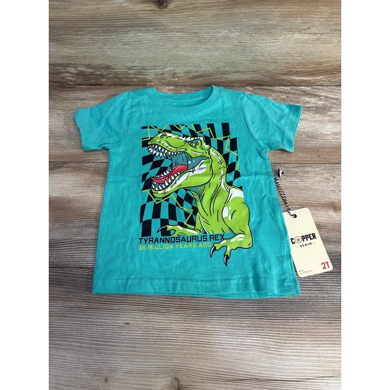 NEW Copper Denim Dinosaur Shirt sz 2T Green 2T