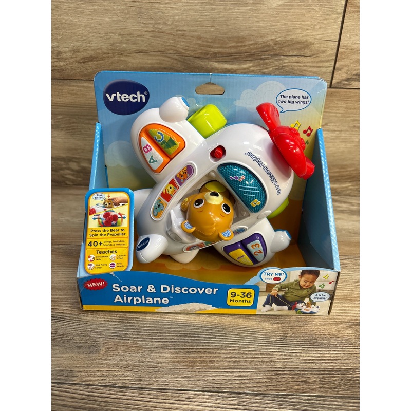 NEW VTech Soar & Discover Airplane