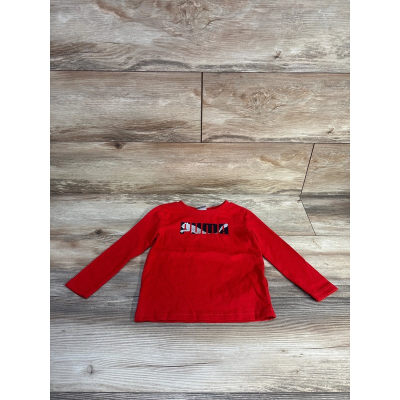 Puma Logo Shirt Red sz 24m Red 24m