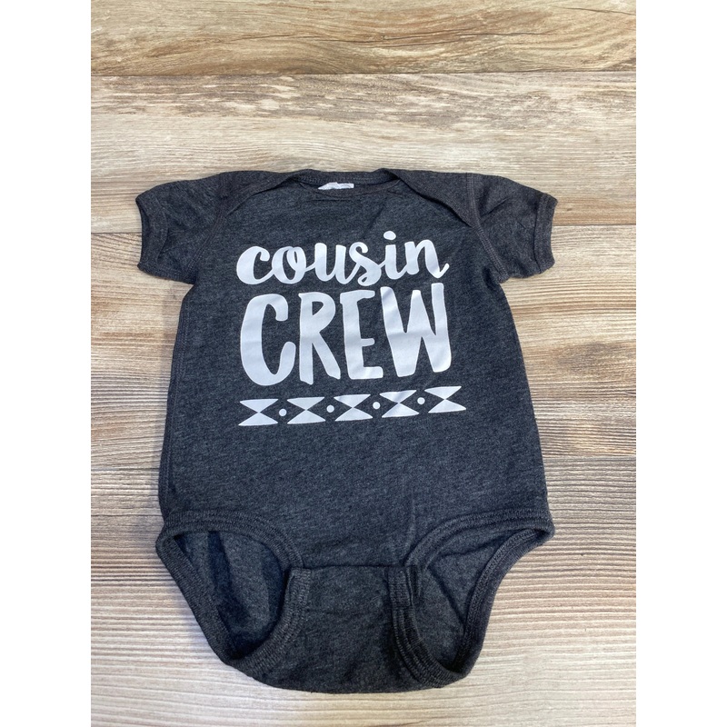 Rabbit Skins Cousin Crew Bodysuit Grey sz 12m Grey 12m