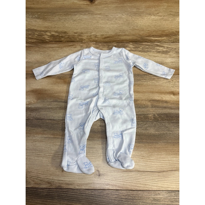 Sterling Baby Bear Print Sleeper Blue sz 9m Blue 9m