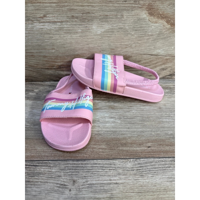 Tommy Hilfiger Slingback Slide Sandals Pink sz 10c