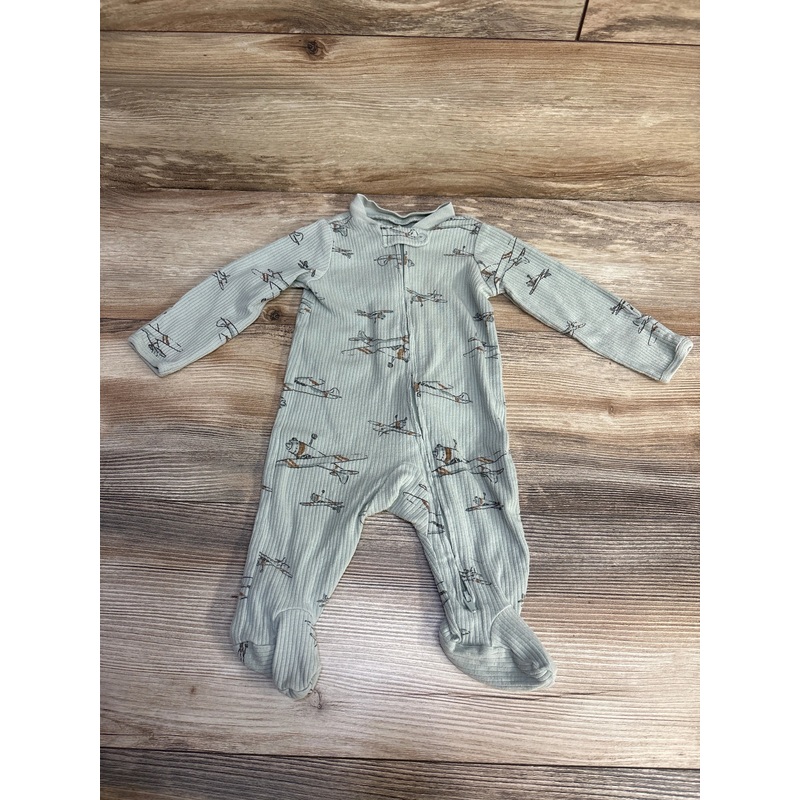 Carter’s Airplane Print Sleeper Green sz 3m Green 3m