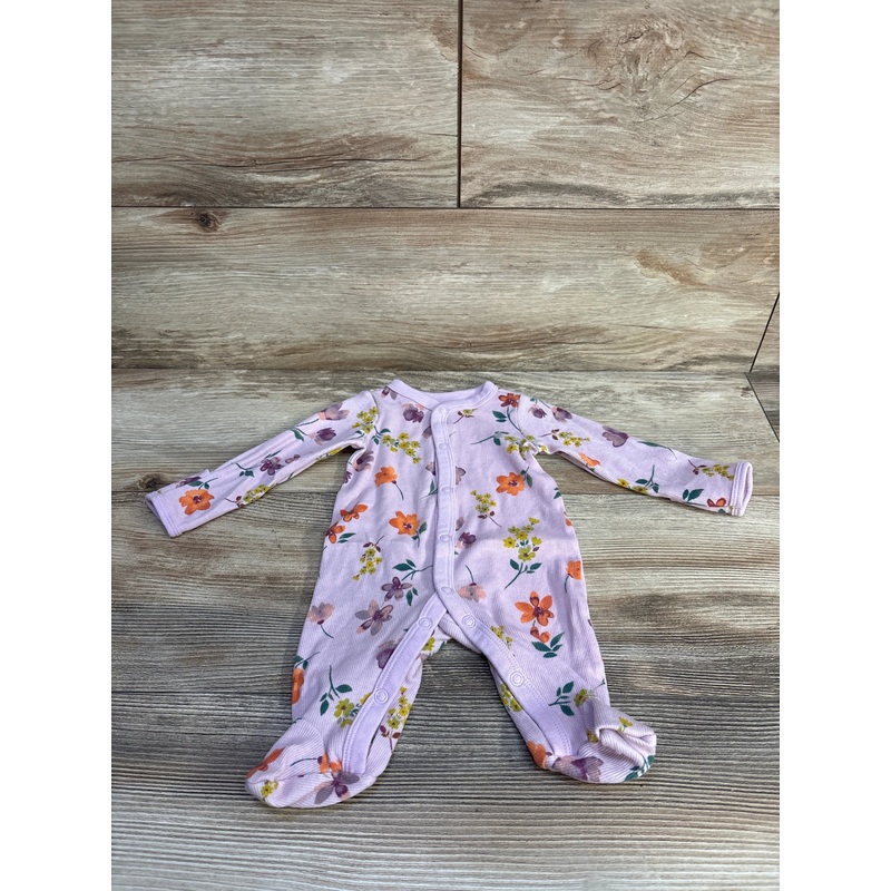 Carter’s Floral Sleeper Purple sz Newborn Purple Newborn