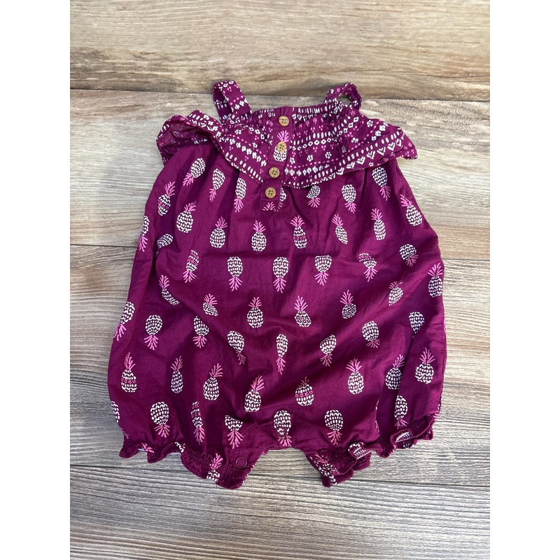 Carter’s Pineapple Shortie Romper Purple sz 6m Purple 6m