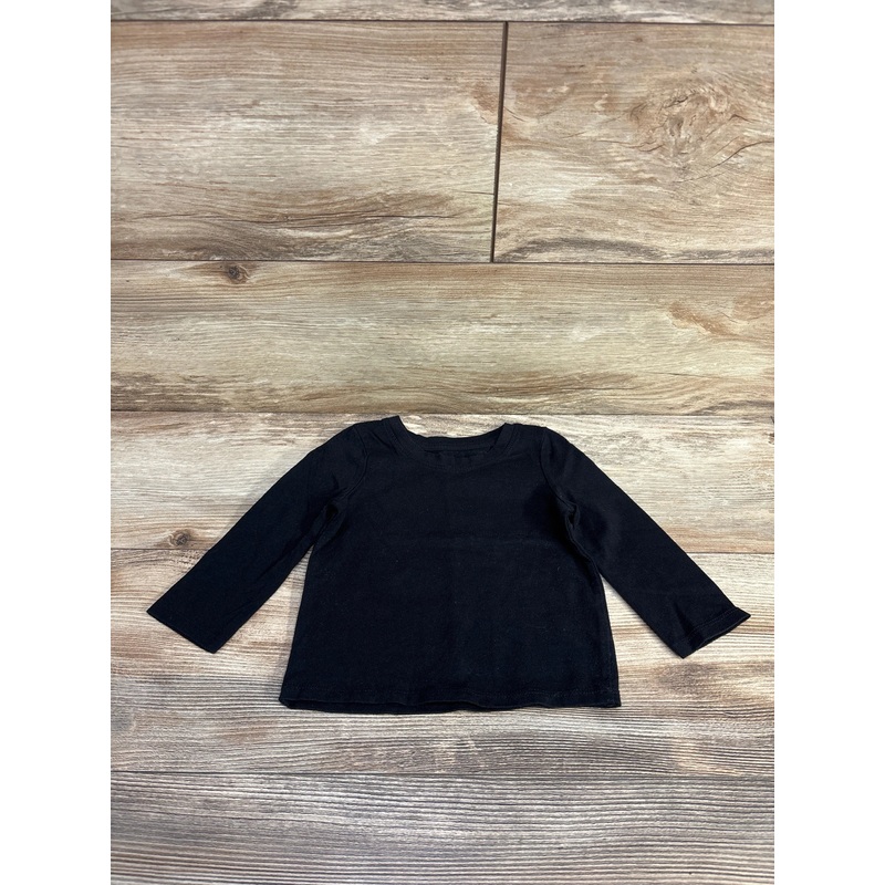 Cat & Jack Long Sleeve Shirt Black sz 12m Black 12m