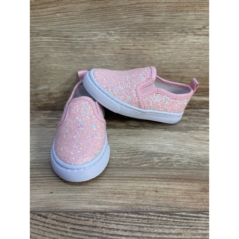 Cat & Jack Madigan Slip-On Sneakers Pink sz 6c