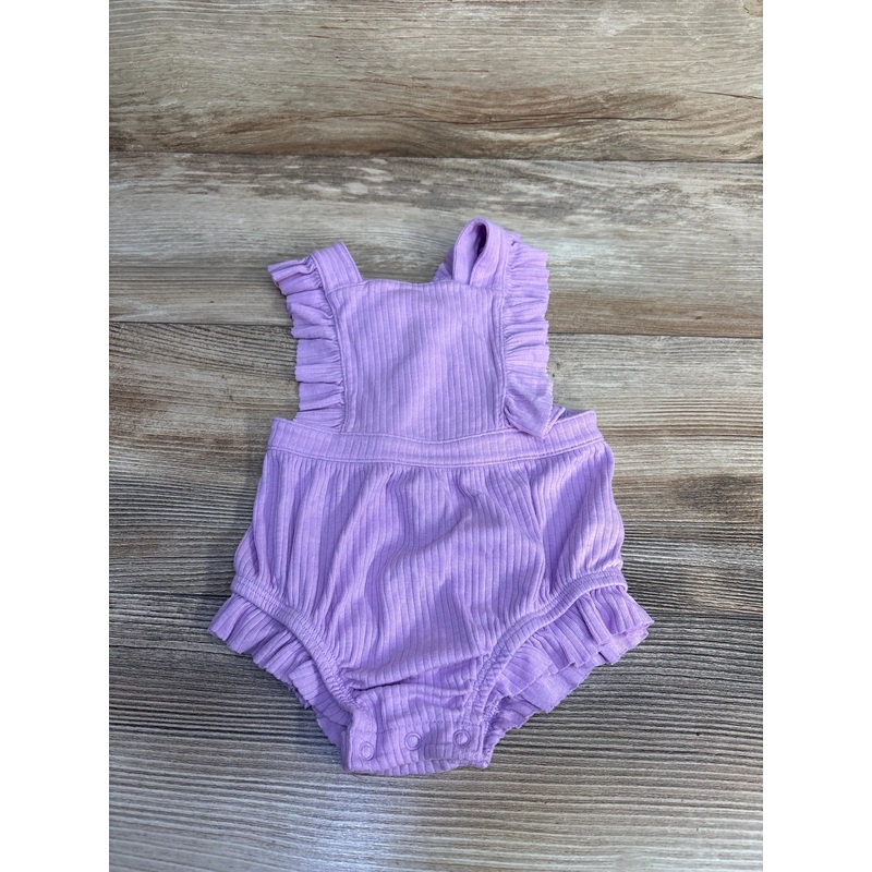 Cat & Jack Ruffle Romper Purple sz 3-6m Purple 3m