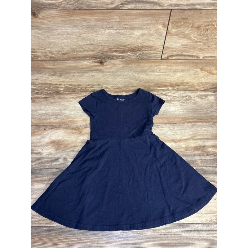 Children’s Place Short Sleeve Dress Navy sz 5/6 Navy 5T