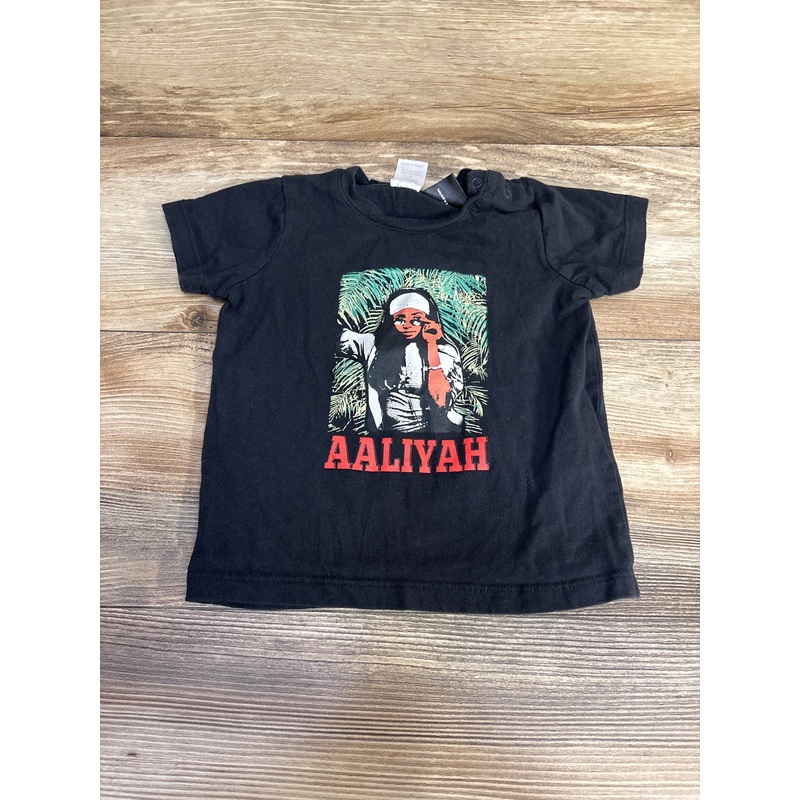 Cotton On Baby Aaliyah Shirt Black sz 12-18m Black 12m