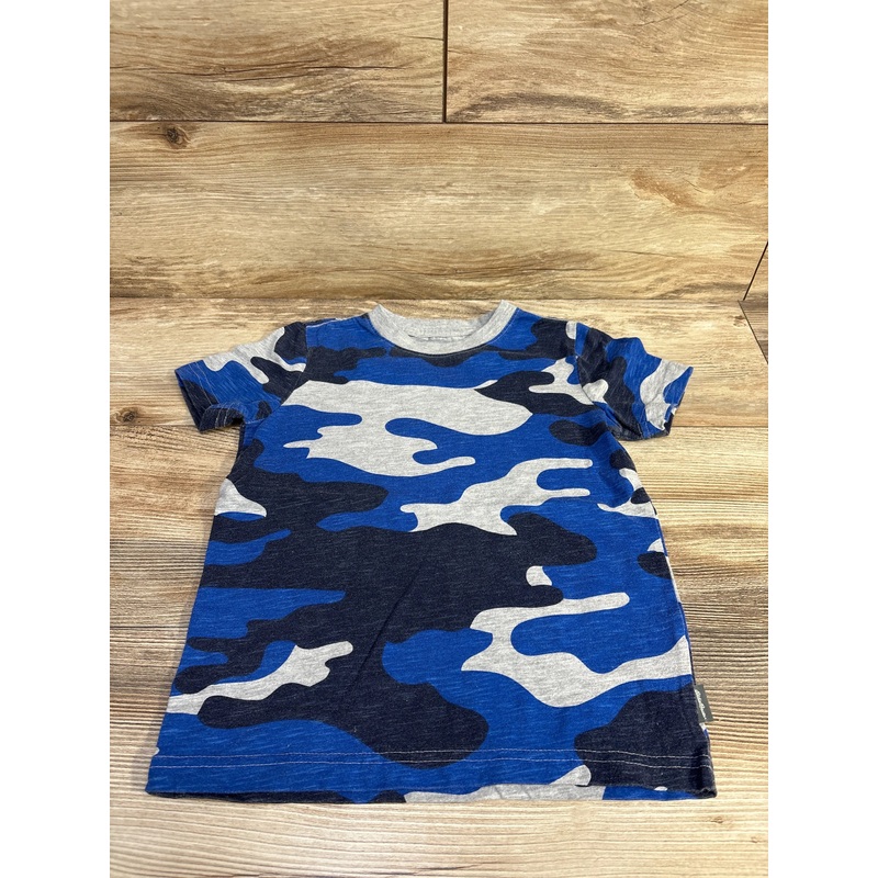 Eddie Bauer Camo Shirt Blue sz 5/6 Blue 5T