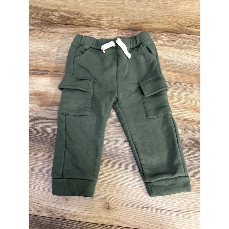 Ever & Ever Drawstring Cargo Sweatpants Green sz 24m Green 24m