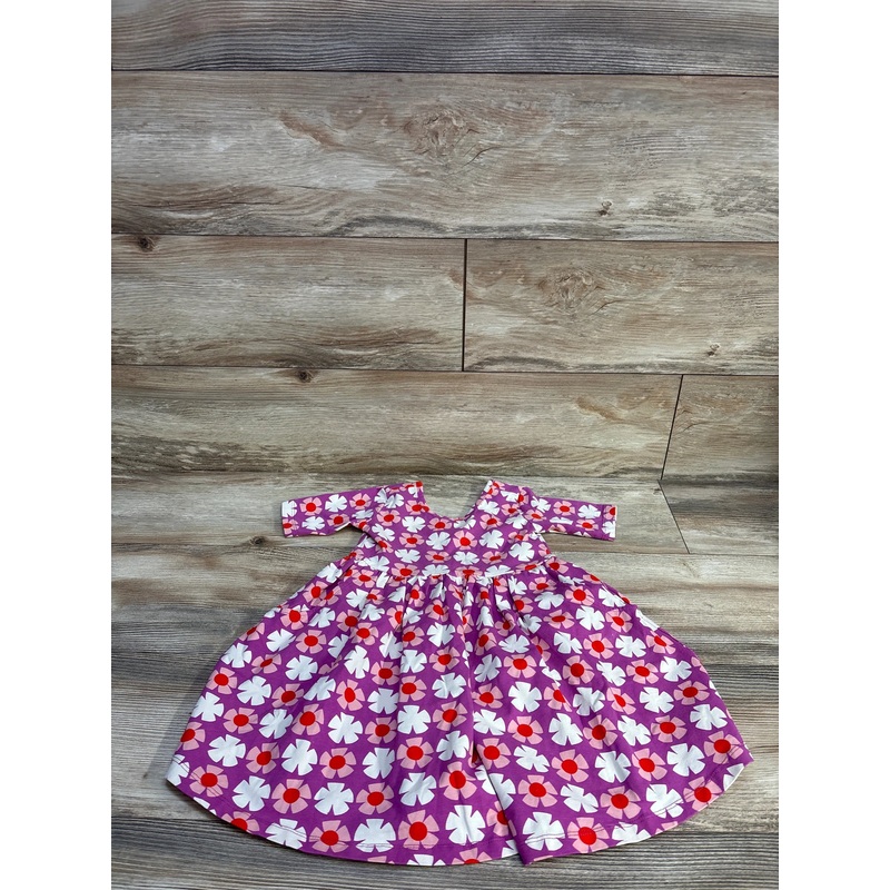 Hanna Andersson Floral Skater Dress Purple sz 4T Purple 4T