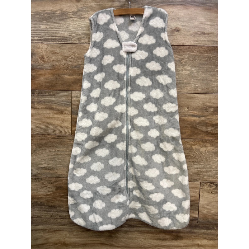Hudson Baby Cloud Print Fleece Sleep Sack Grey sz 18-24m Grey 18m