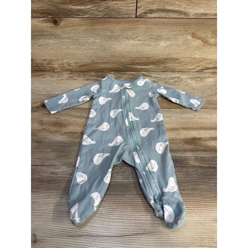 Just One You Bird Print Sleeper Blue sz 3m Blue 3m