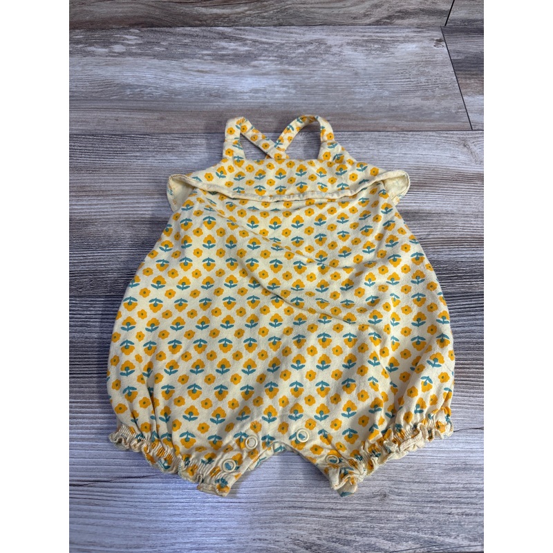 Just One You Floral Shortie Romper Yellow sz 3m Yellow 3m