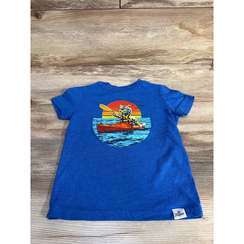 Kid Dangerous Tiger Shirt Blue sz 3T Blue 3T