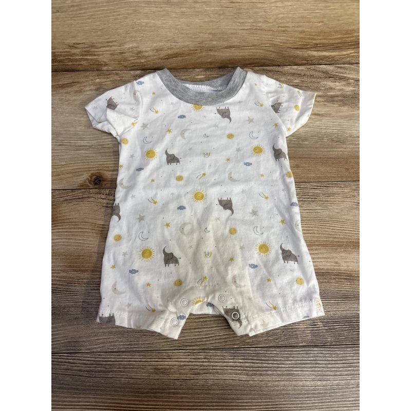 Kyle & Deena Shortie Romper White sz 0-3m White Newborn
