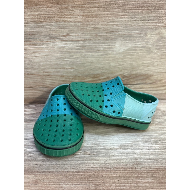 Native x Crayola Miles Block Green Shoes sz 5c