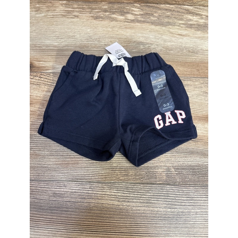 NEW Baby Gap Pull On Shorts Navy sz 0-3m Navy Newborn