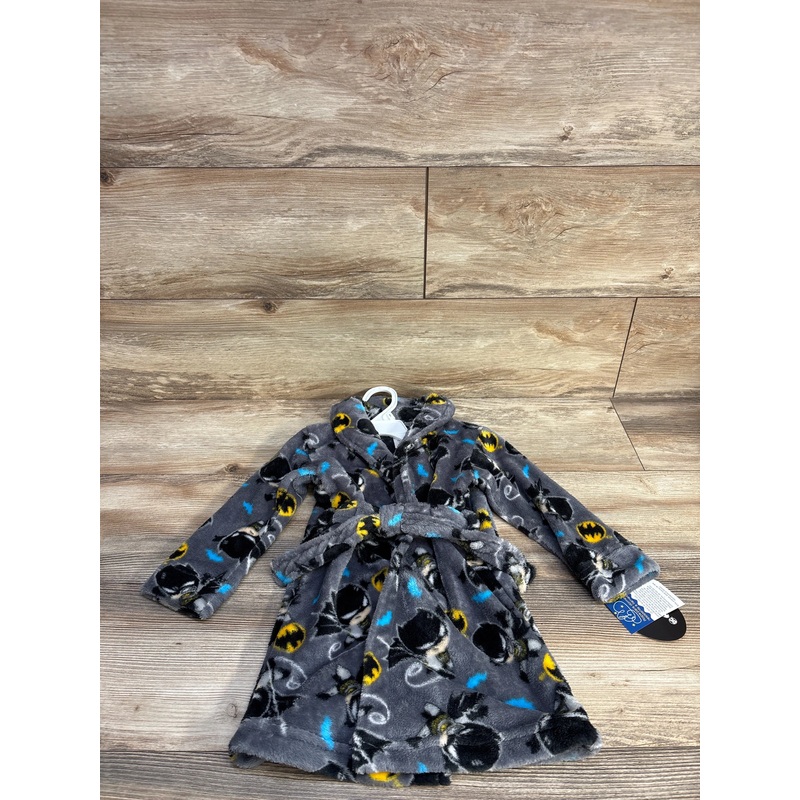 NEW Batman Plush Robe Grey sz 3T Grey 3T