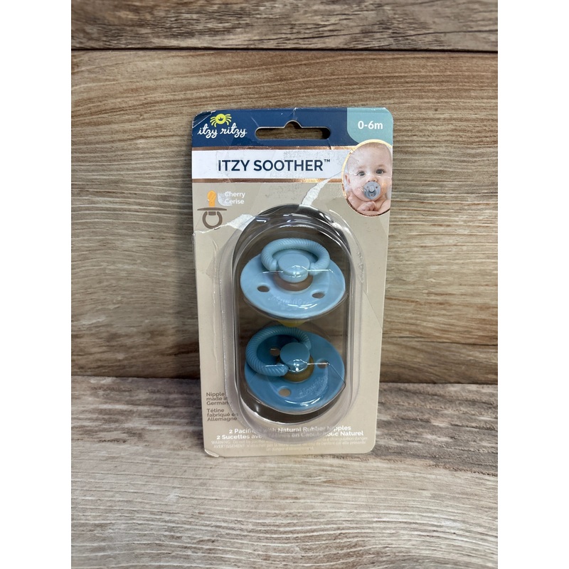 NEW Itzy Ritzy Natural Rubber Soother Harbor & Coast 0-6m