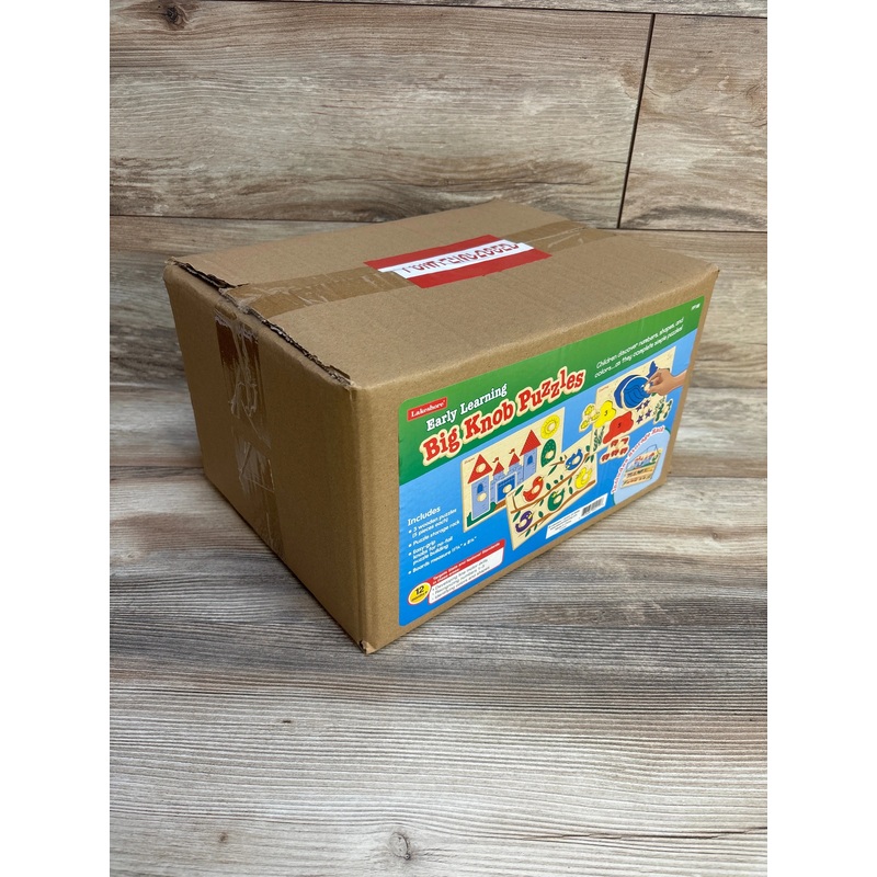 NEW Lakeshore Big Knob Learning Puzzle Set