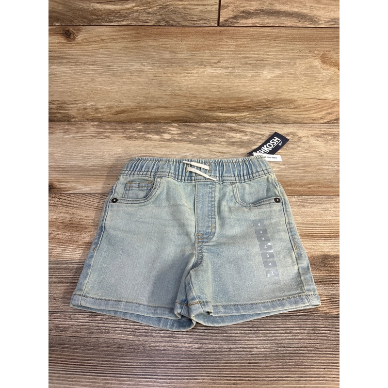 NEW Oshkosh Drawstring Denim Shorts Blue sz 4T Blue 4T