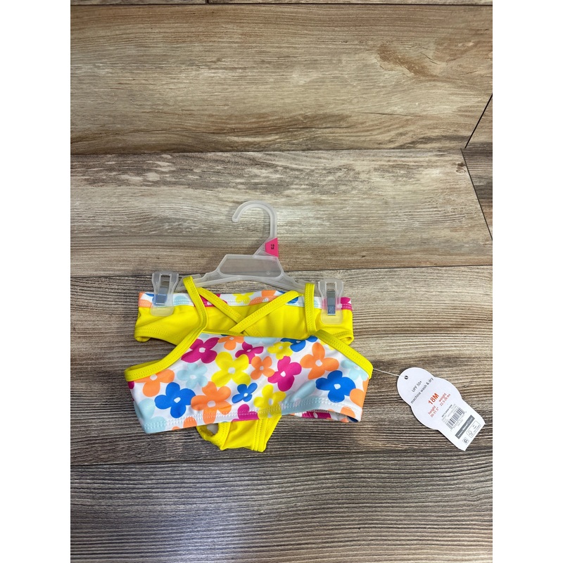 NEW Wonder Nation 2pc Swimsuit Yellow sz 18m Yellow 18m