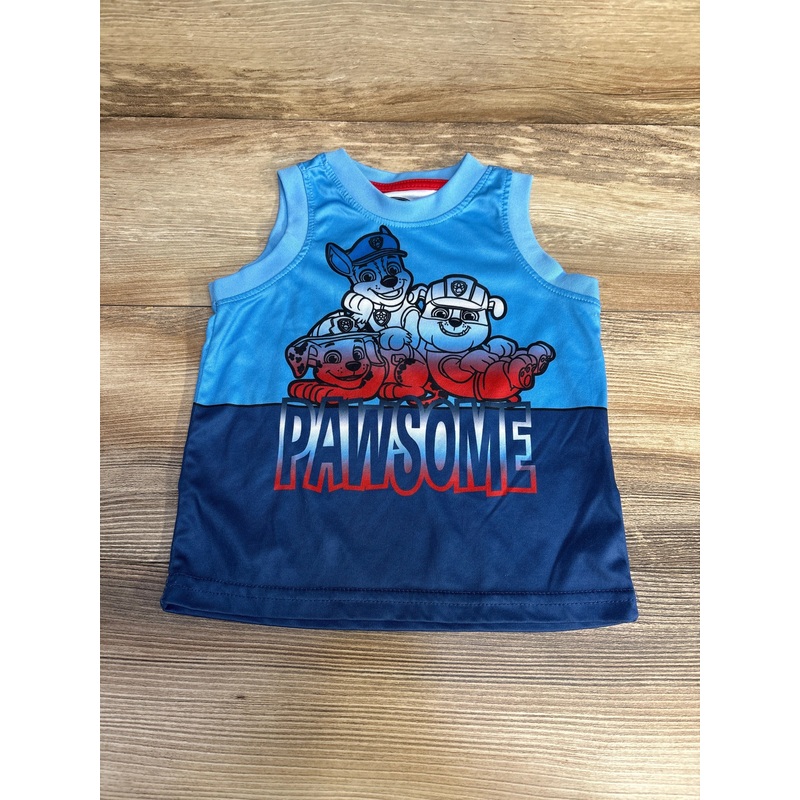 Nickelodeon Paw Patrol Pawsome Tank Top Blue sz 2T Blue 2T