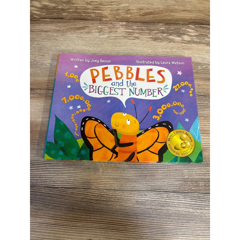 Pebbles and the Biggest Number Hardcover Book