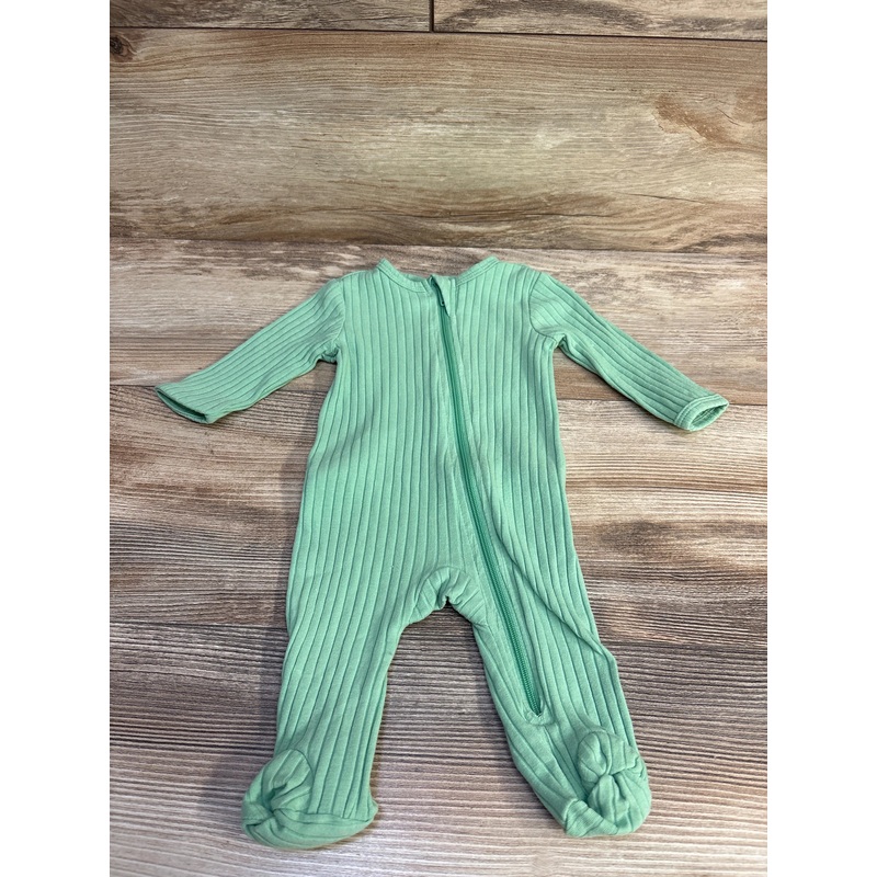 PL Baby Ribbed Sleeper Green sz Newborn Green Newborn