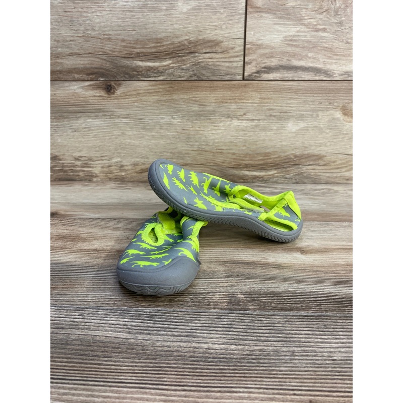 Athletic Works Water Shoes Grey Dino sz 9/10c