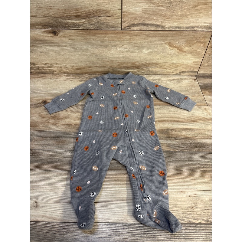Carter’s Sports Balls Sleeper Grey sz 6m Grey 6m
