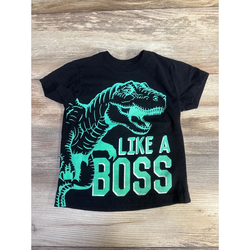 Copper Denim Like A Boss Dinosaur T-Shirt Black sz 2T Black 2T