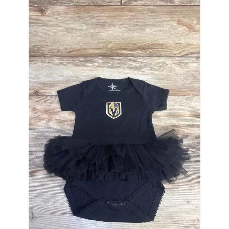 Creative Knitwear Golden Knights Tutu Bodysuit Black sz 3-6m Black 3m