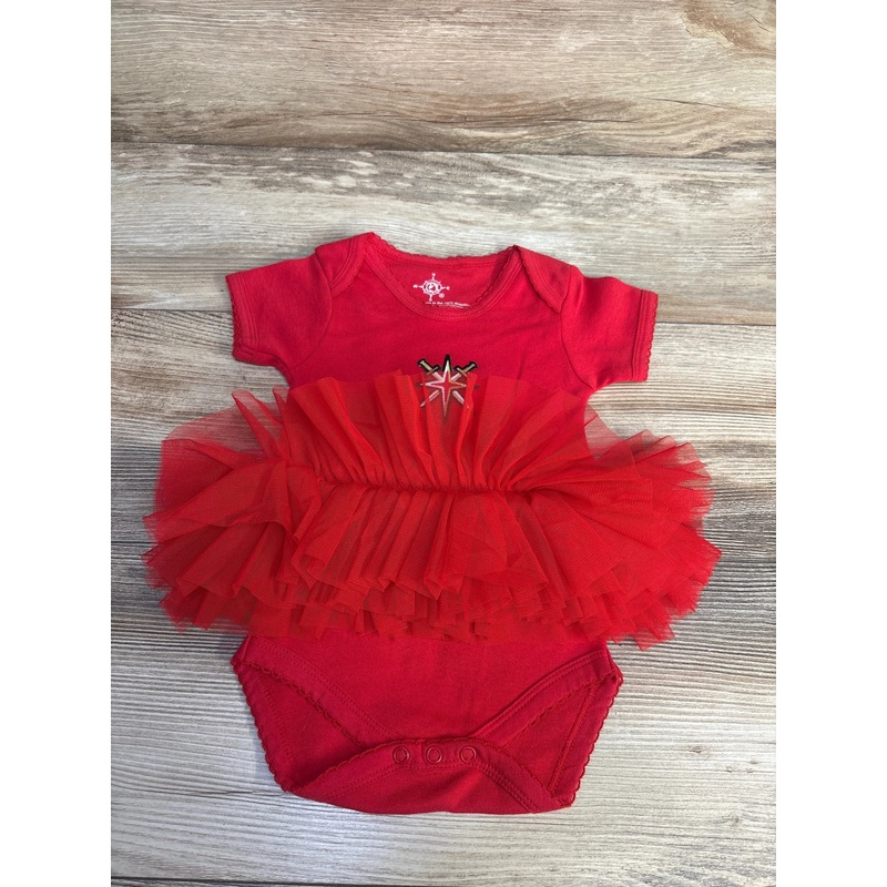 Creative Knitwear Golden Knights Tutu Bodysuit Red sz 0-3m Red Newborn