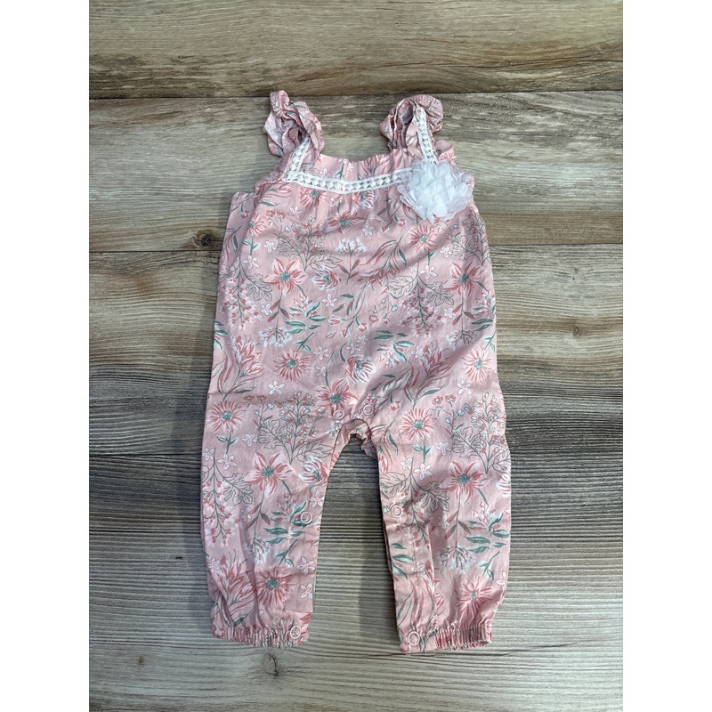 Floral Romper Pink sz 6-9m Pink 6m
