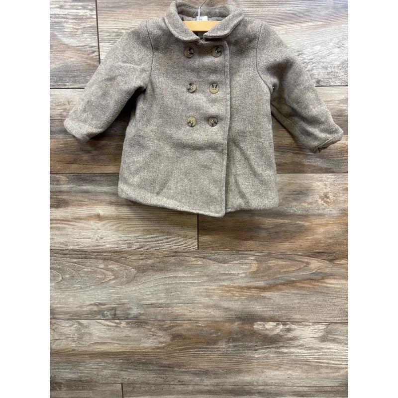 H&M Wool-Blend Coat Taupe sz 12m Taupe 12m